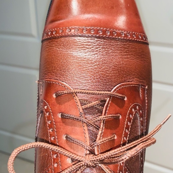 Giorgio Brutini Cap Toe Leather Oxfords. - Picture 11 of 15